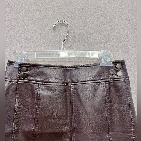 Free people, leather skirt. #204 - Picture 3 of 6
